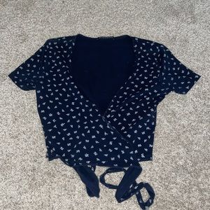 Brandy Melville Wrap Top